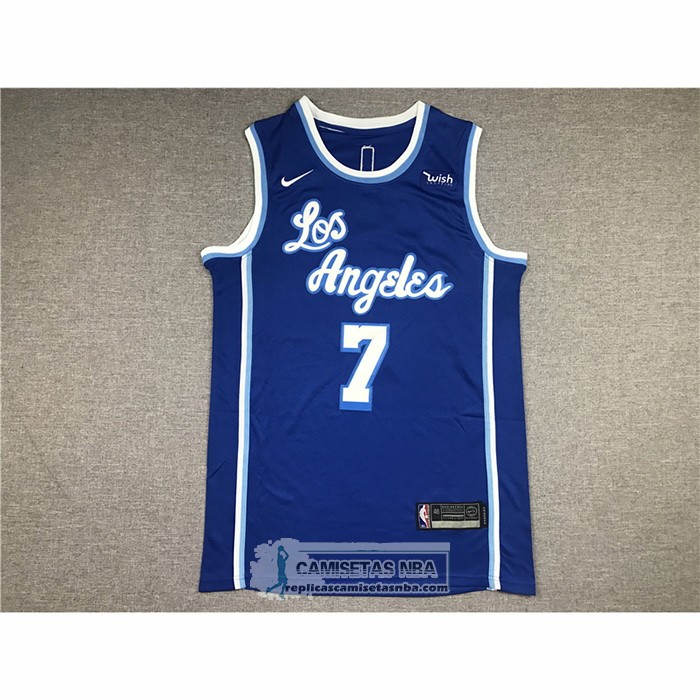 Camiseta Los Angeles Lakers Carmelo Anthony NO 7 Classic 2021 Azul